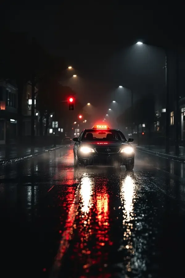 雨夜出租车：连环失踪谜案 封面